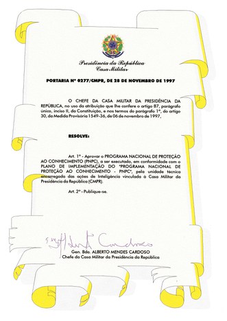 Portaria PNPC GSI 1997