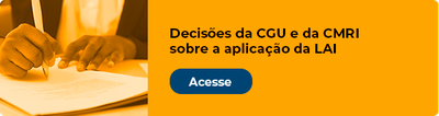 Decisões da CGU e CMRI