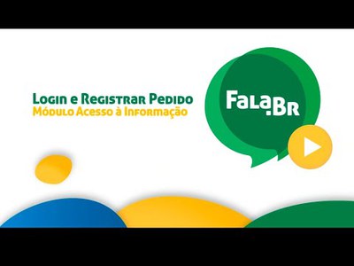 Login e Registrar Pedido de Acesso à Informação