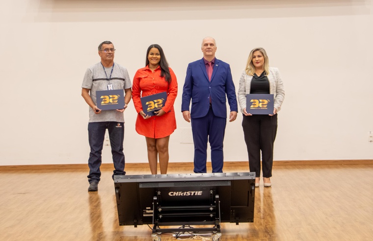 Homenageados pelo Tempo de Serviço Prestado à AEB.