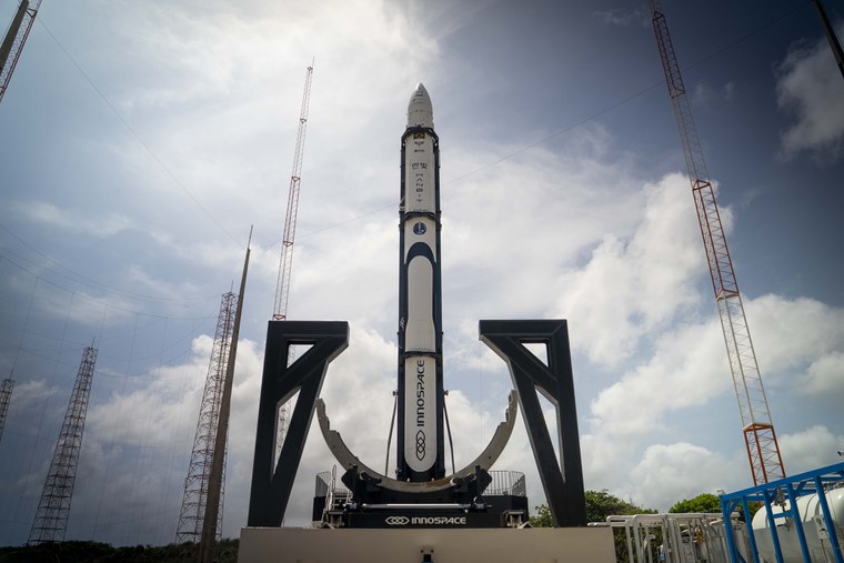 Foguete Hanbit-Nano. Créditos: Innospace.