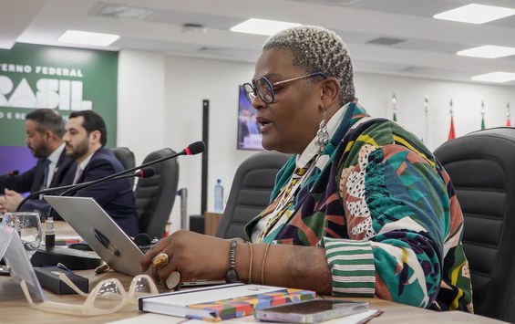 Para Asanda Ntisana, da Agência Espacial da África do Sul, a troca de experiências entre os países do BRICS fortalece a visibilidade das iniciativas espaciais e garante uma comunicação alinhada | Foto: Rafa Neddermeyer/BRICS Brasil/PR