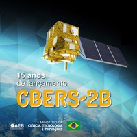 15 anos de lançamento do CBERS-2B