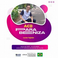 AEB Parabeniza: Estudante Lucas Tejedor
