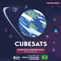 Inscrições para o Edital de Cubesats foram prorrogadas