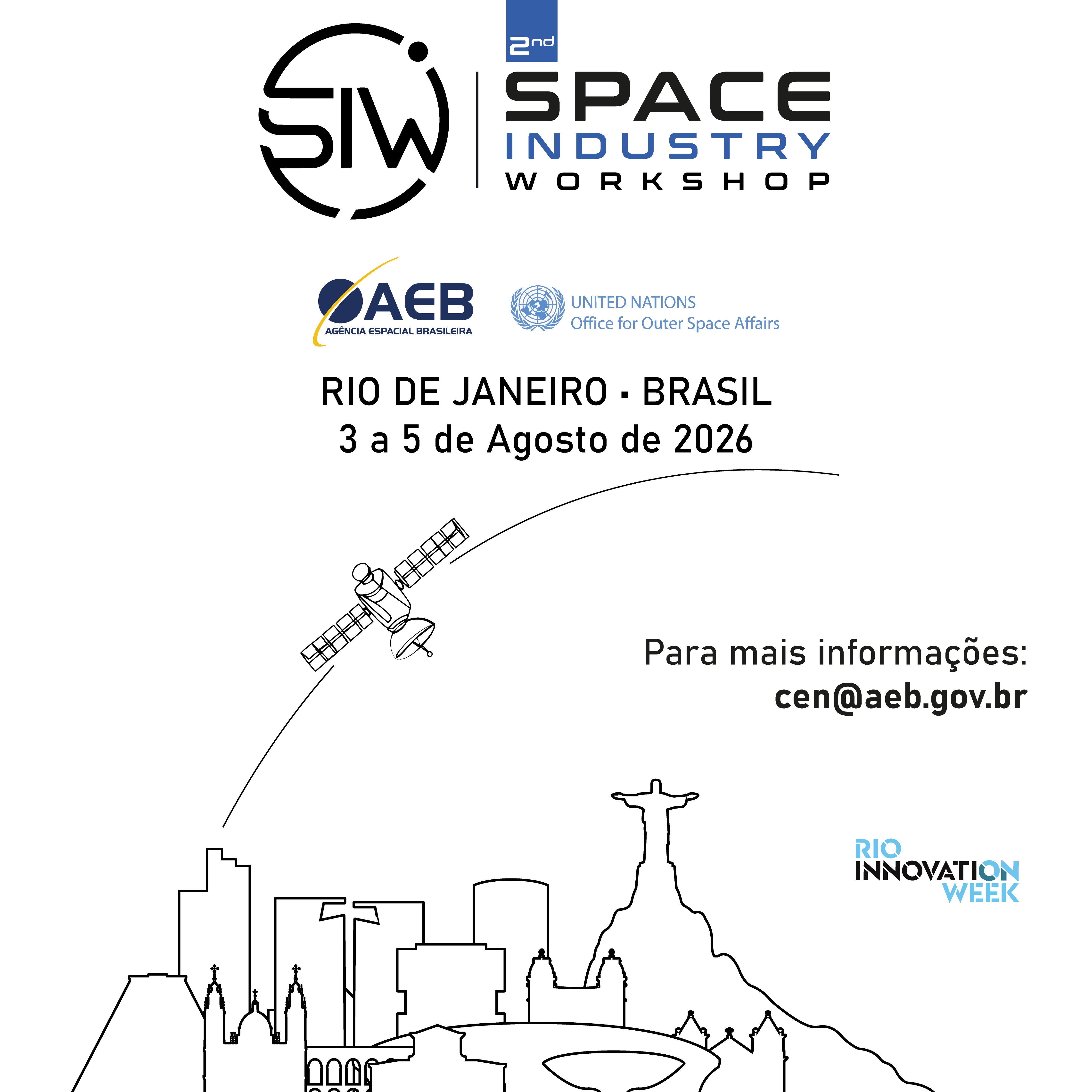AEB realiza Space Industry Workshop durante o Rio Innovation para fortalecer cooperação e investimentos no setor espacial
