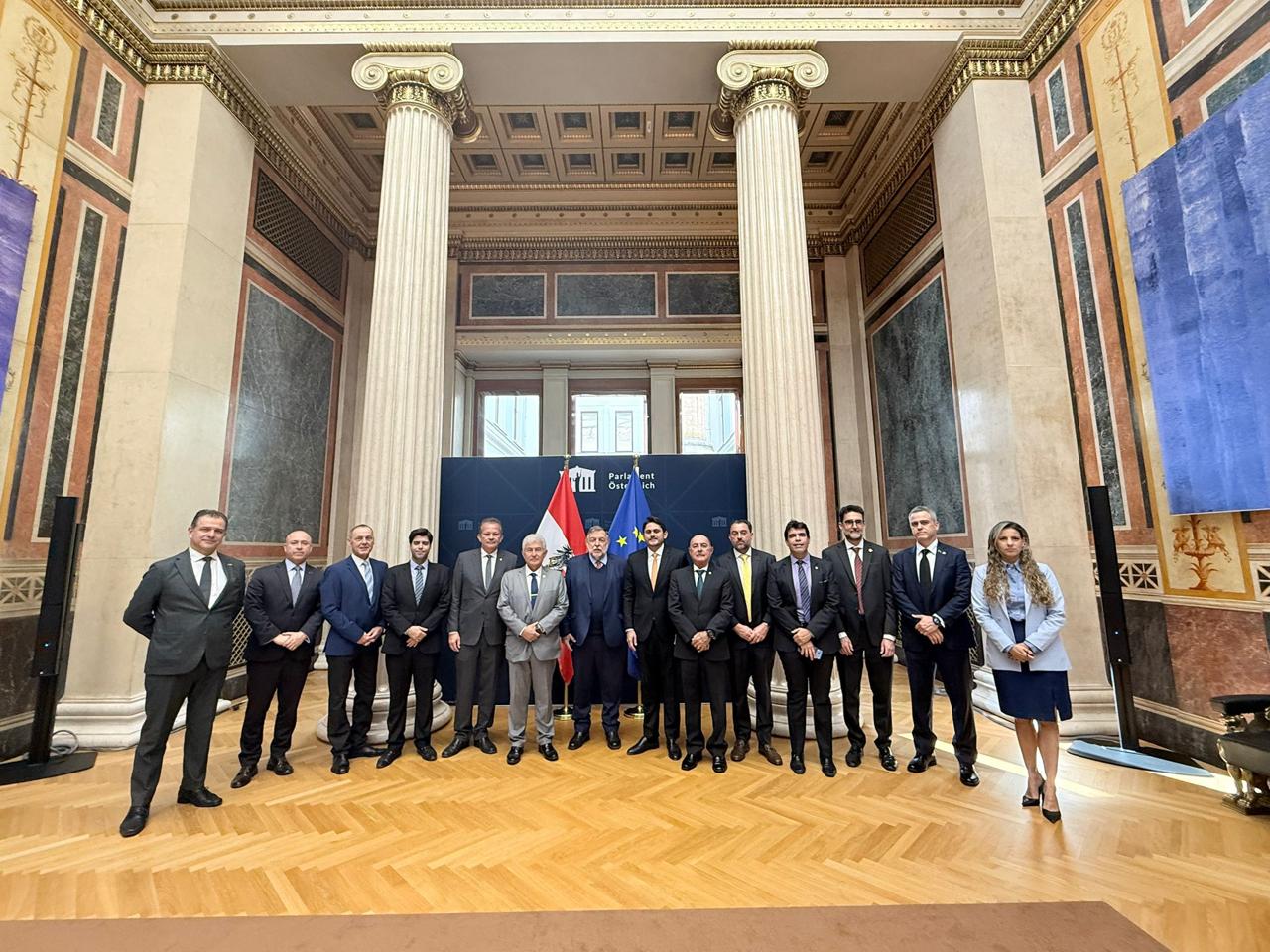 Missão parlamentar brasileira em Viena reforça cooperação internacional no setor espacial