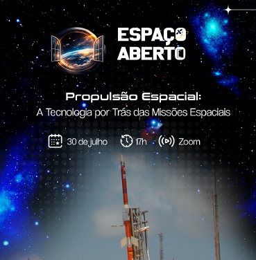 Webinar abordará tecnologias de propulsão espacial e aplicações na exploração do espaço