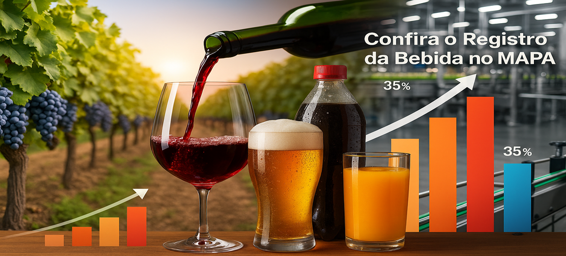 Imagem Painel Bebidas e Uva