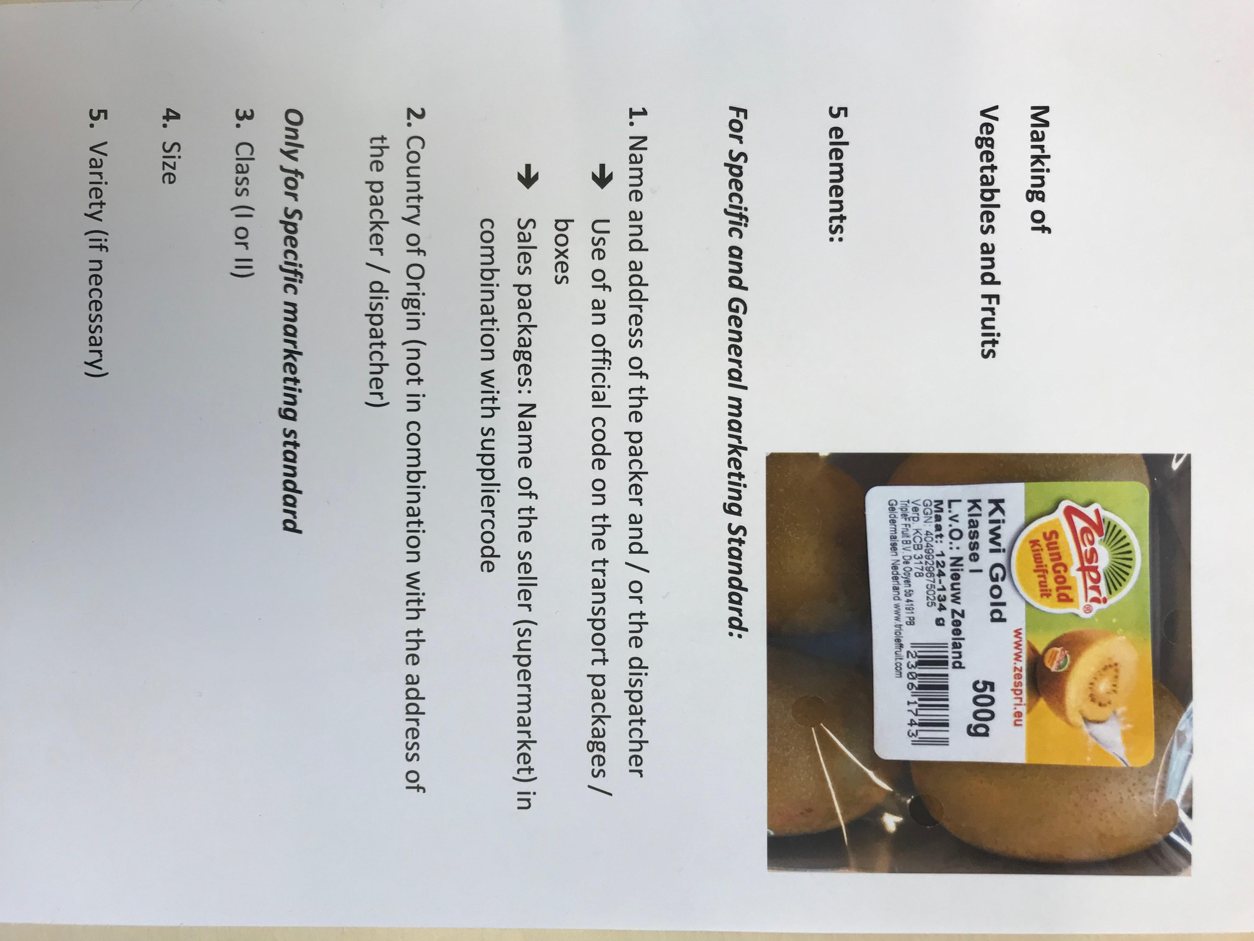 Instruções rotulagem EU