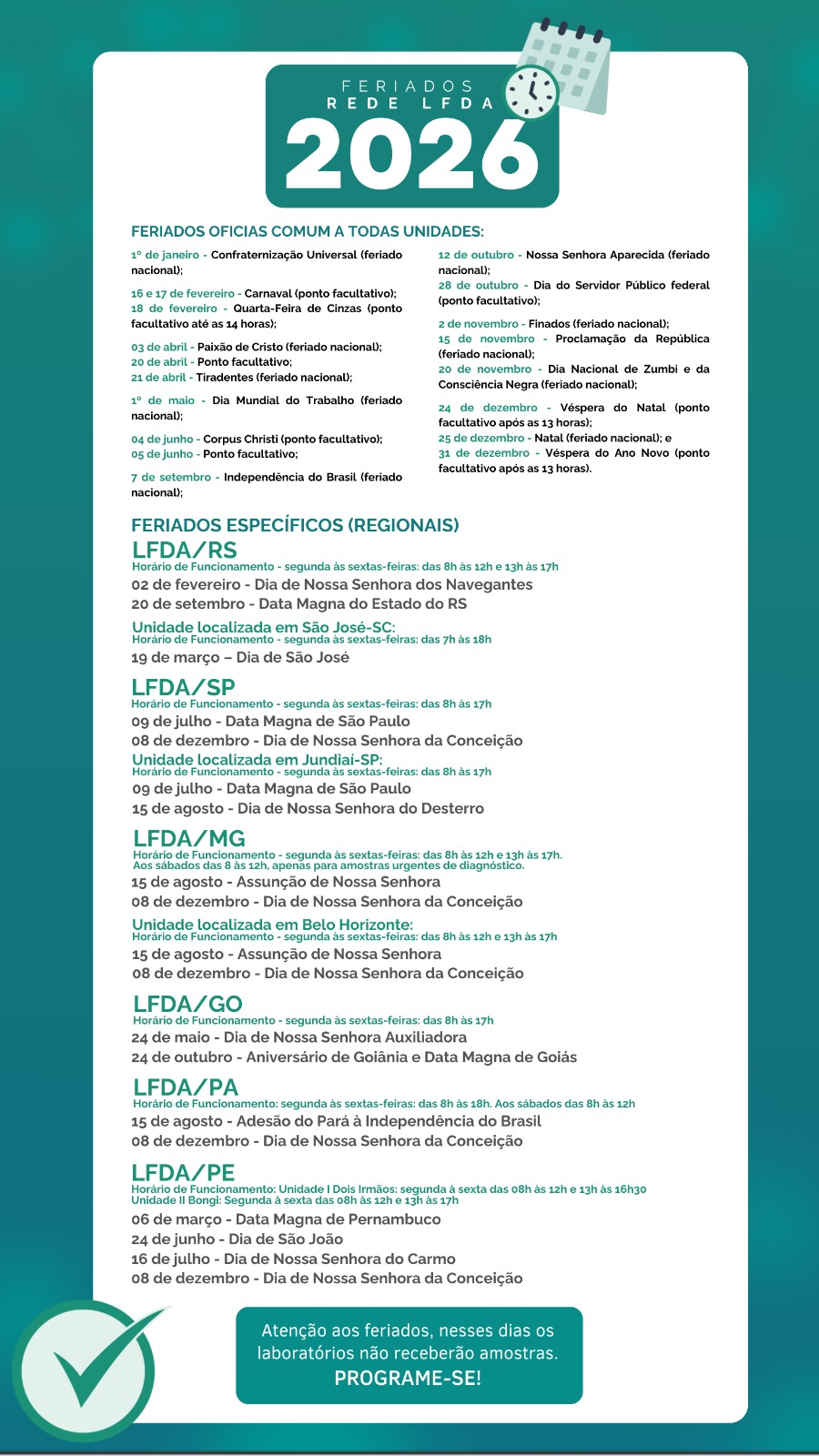 feriados 2026