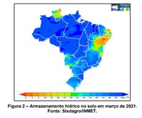 Boletim do Inmet traz prognóstico de chuvas e temperaturas para os próximos três meses