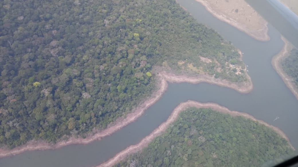 Ministra Tereza Cristina sobrevoa Floresta do Jamari (RO)