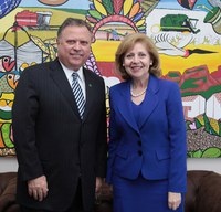 Embaixadora dos EUA no Brasil se despede de Blairo Maggi