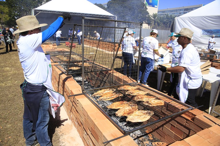 Festival do Tambaqui distribui seis toneladas de peixe na Esplanada dos Ministério
