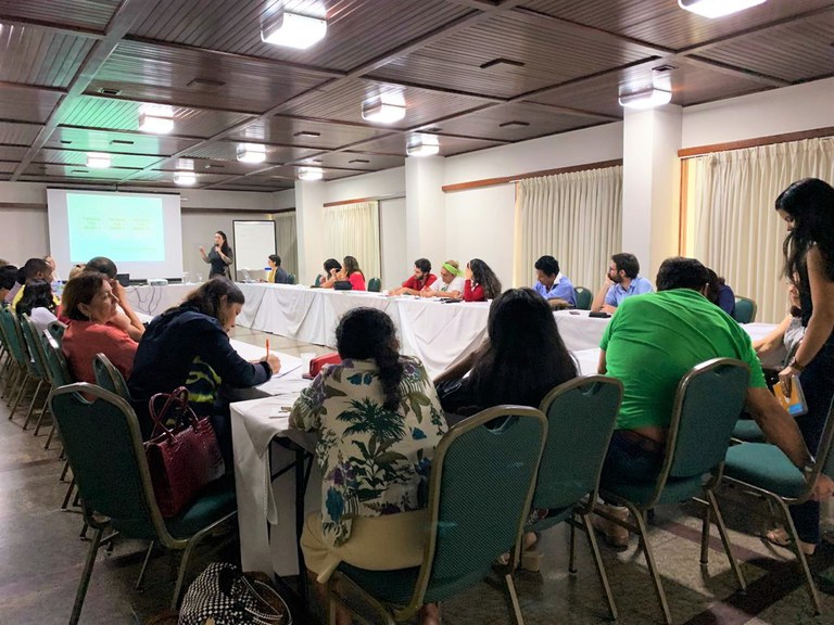 Oficina de capacitação de agricultores familiares sobre plantas medicinais e fitoterápicos em Belém