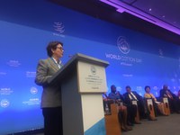 Na OMC, ministra diz que organização é fundamental para comércio internacional justo