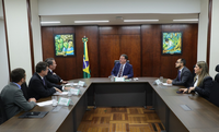 Fávaro se reúne com CEO do Fundo Mubadala para dialogar sobre investimentos destinado para as áreas agrícola e industrial no Brasil
