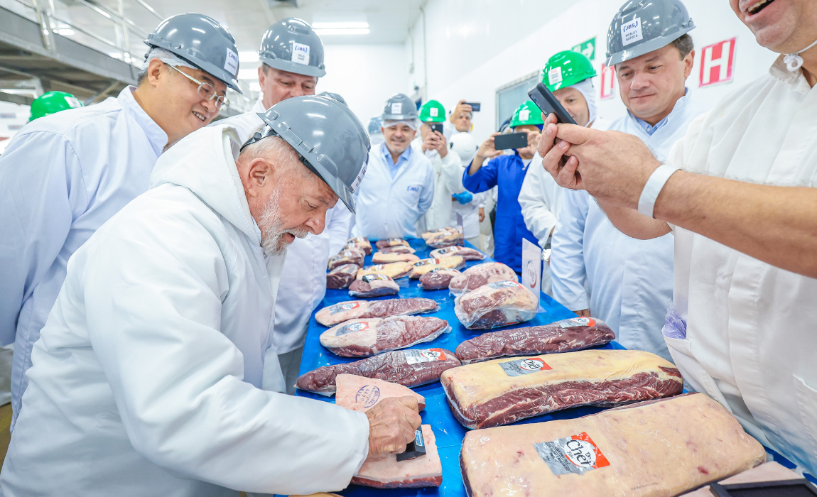 Lula e Fávaro destacam ampliação das oportunidades do Brasil no comércio exterior. Foto: Ricardo Stuckert / PR