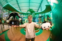 Imersão em óculos de realidade virtual do Solo Vivo encanta visitantes e mostra a transformação do solo