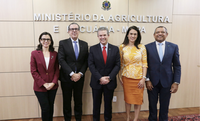 Ministro André de Paula recebe presidente da ABIA para debater indústria de alimentos no Brasil