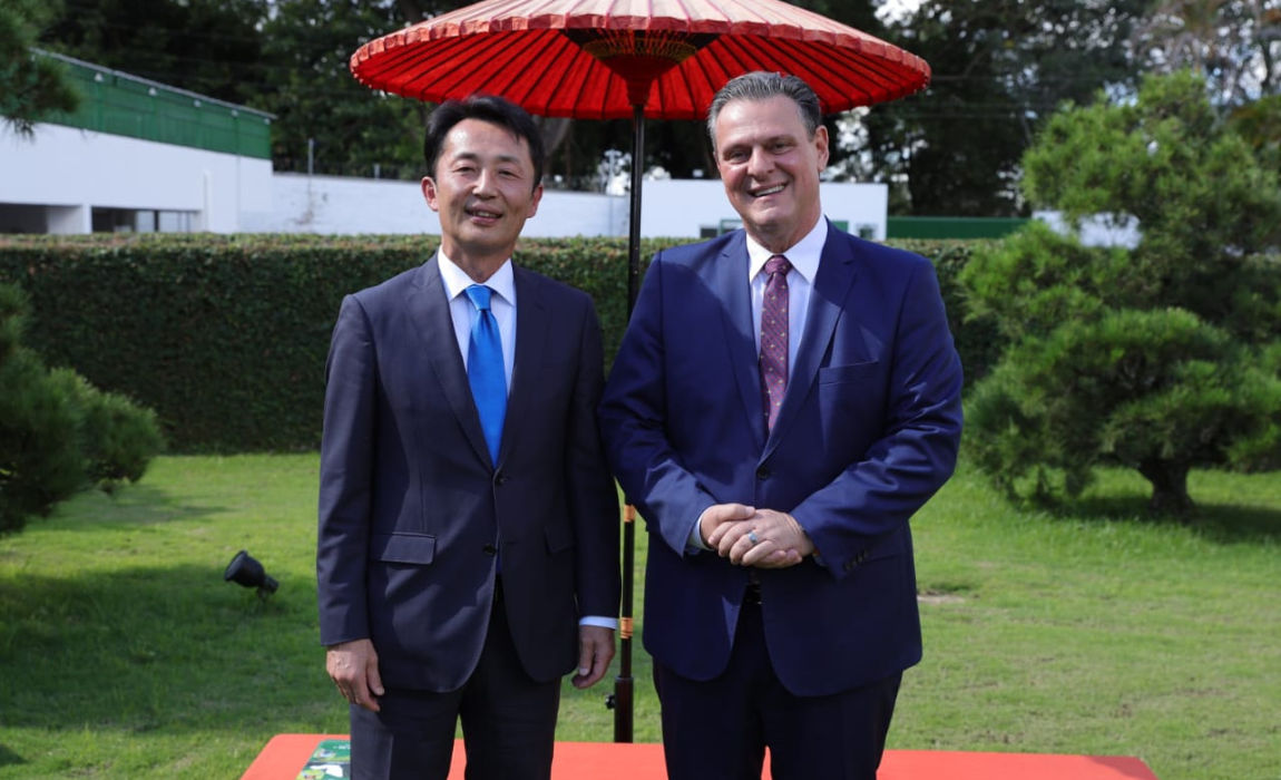 Ministro Fávaro destacou acordo bilateral em encontro com o embaixador japonês, Teiji Hayashi, e com a vice-presidente da JICA, Sachiko Imoto