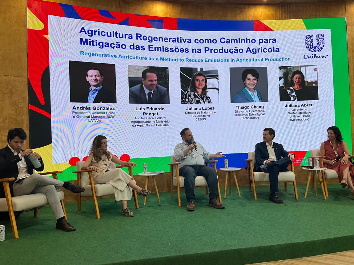 Representantes do Mapa estiveram em painel sobre agricultura regenerativa nesta quinta-feira (20)