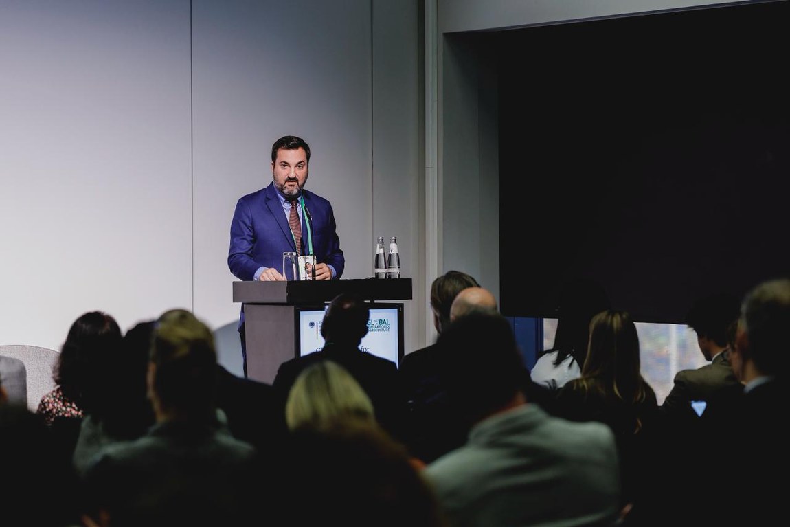 Agenda incluiu reuniões na Comissão Europeia e ampliou articulações bilaterais e multilaterais durante o GFFA, na capital alemã