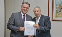 Ministro Fávaro recebe vice-presidente da CNA para dialogar sobre medidas de apoio aos produtores rurais impactados pelo El Niño
