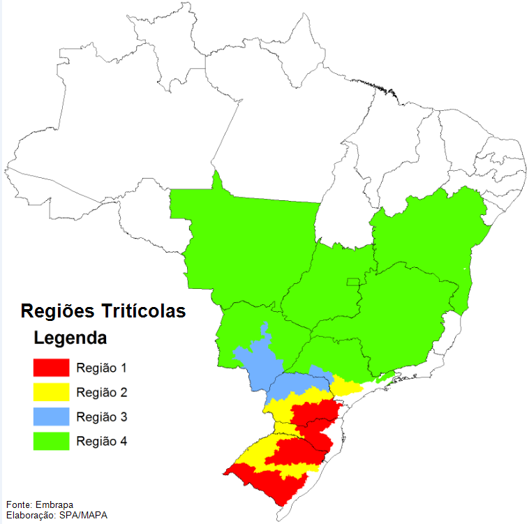 Regiões Tritícolas