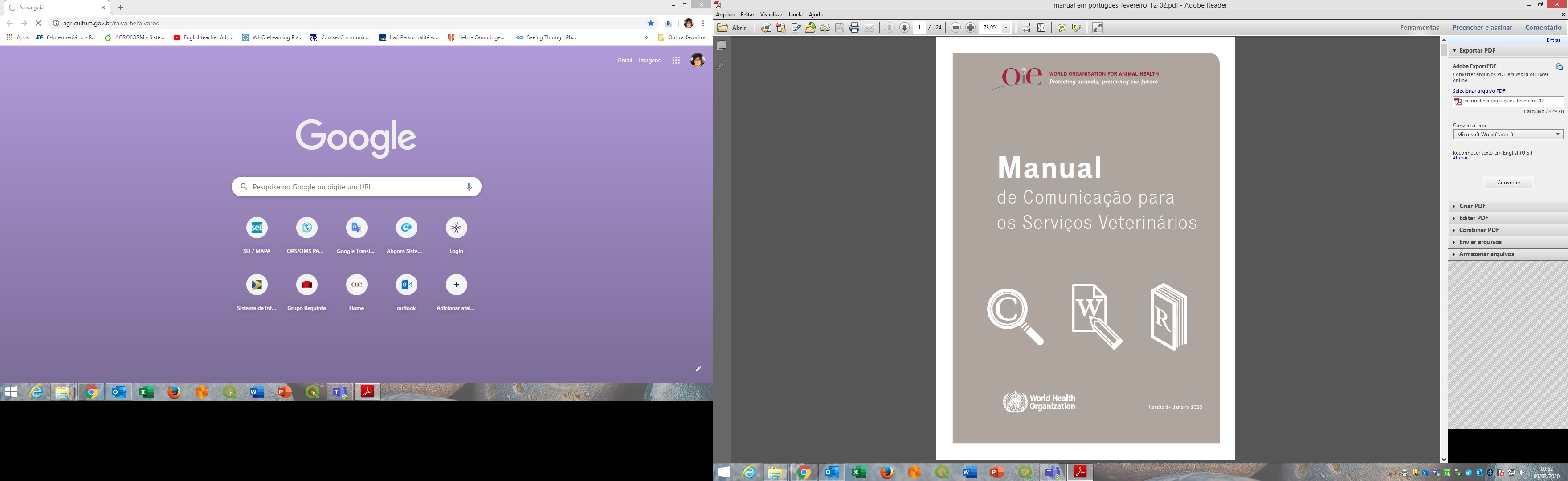 Figura do manual de comunicação
