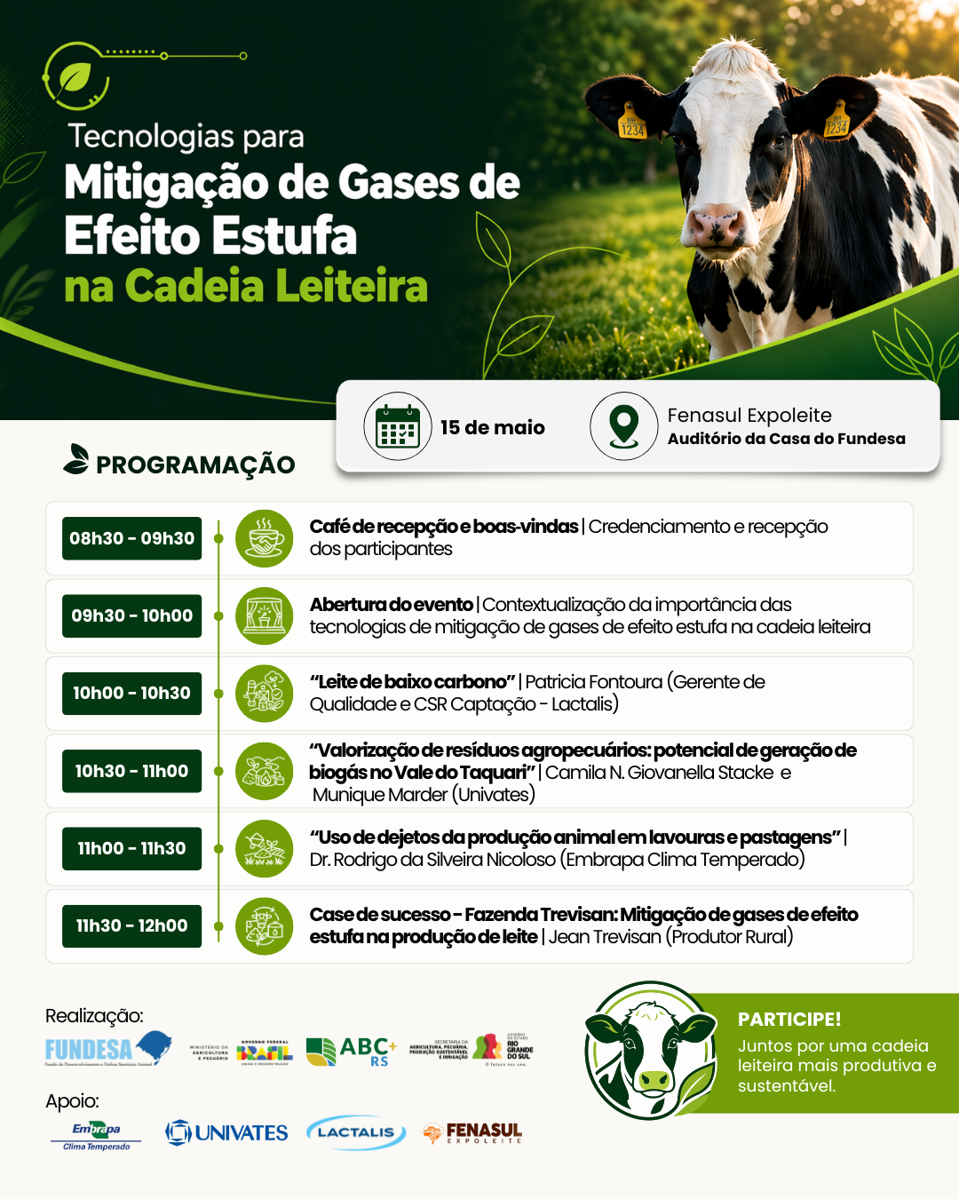 Tecnologias para Mitigação de Gases de Efeito Estufa na Cadeia Leiteira