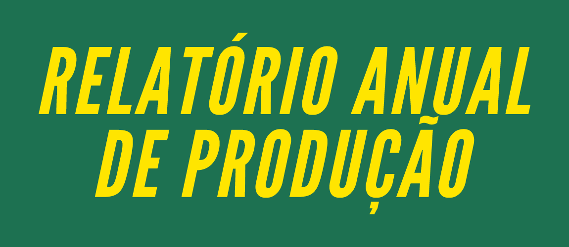 Relatório Anual de Produção (RAP) 2020