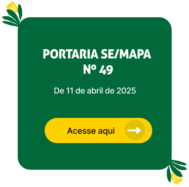 Portaria SE/MAPA Nº 49