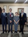 Ministra e equipe da embaixada do Brasil no Cairo