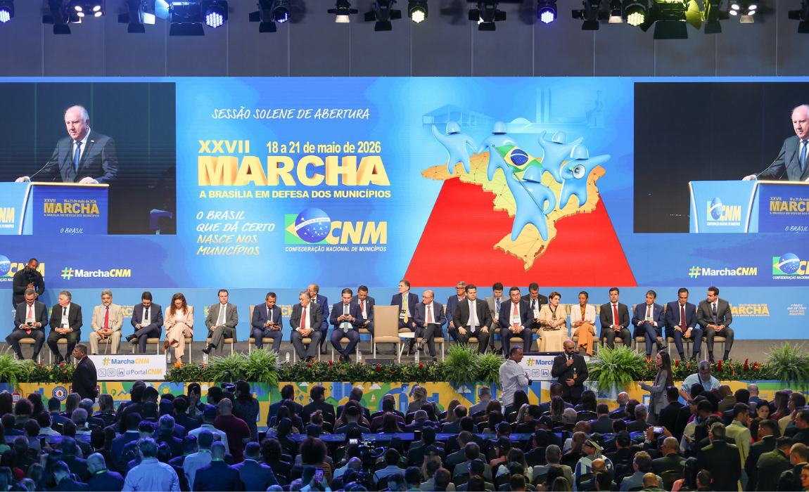 Mapa marca presença na abertura oficial da 27ª Marcha a Brasília em Defesa dos Municípios