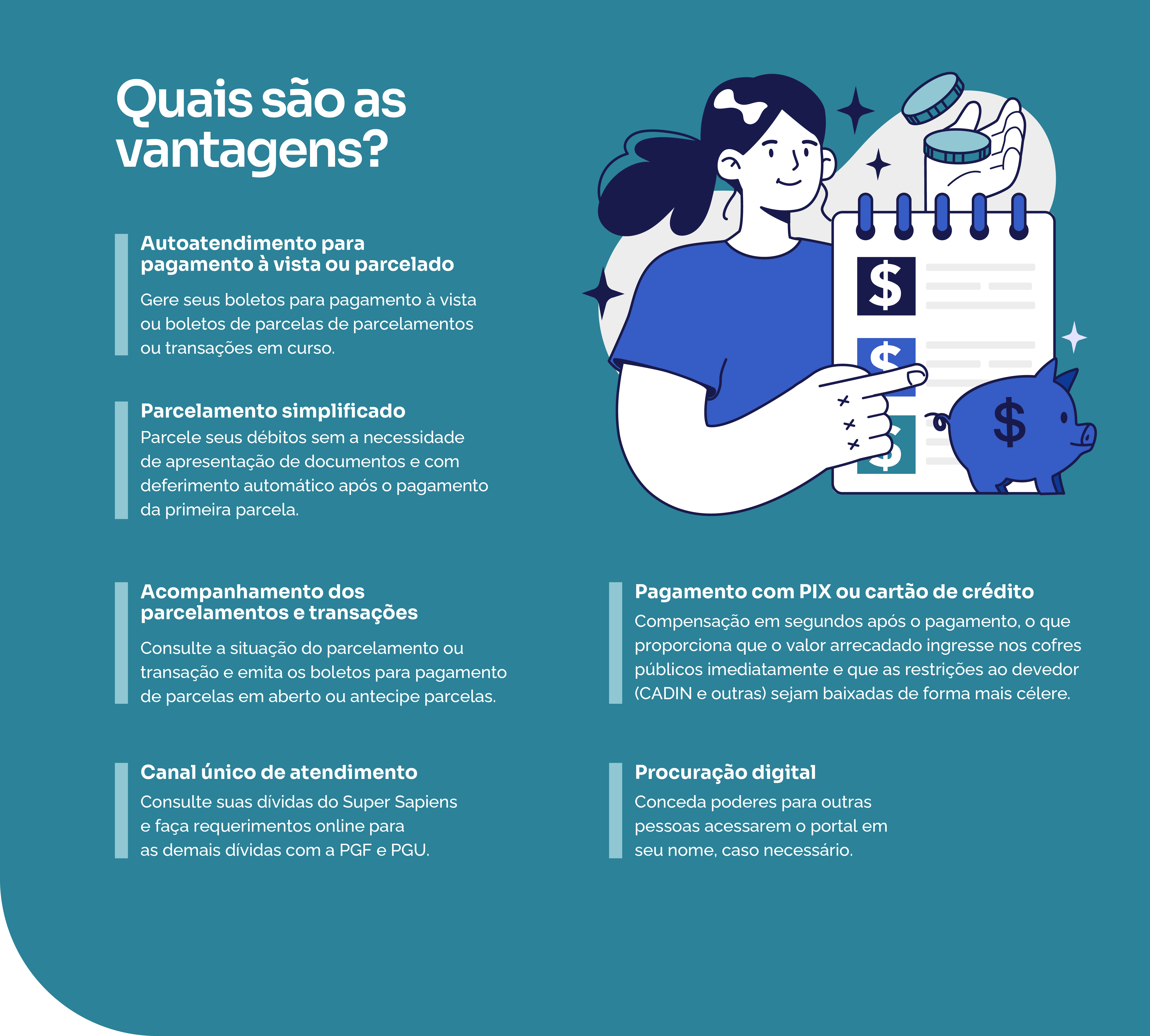 quais são as vantagens?