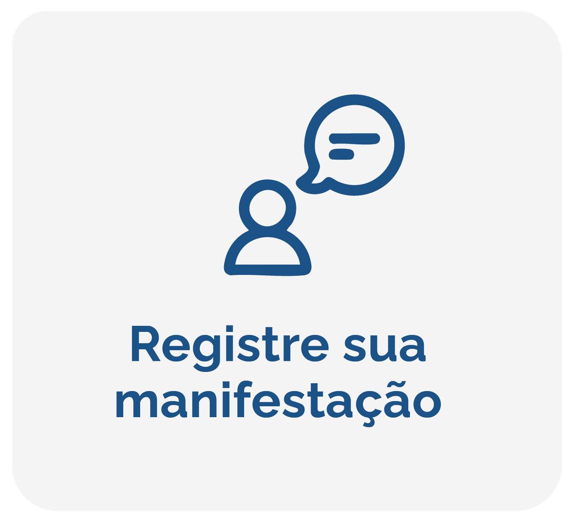 Registre sua manifestação