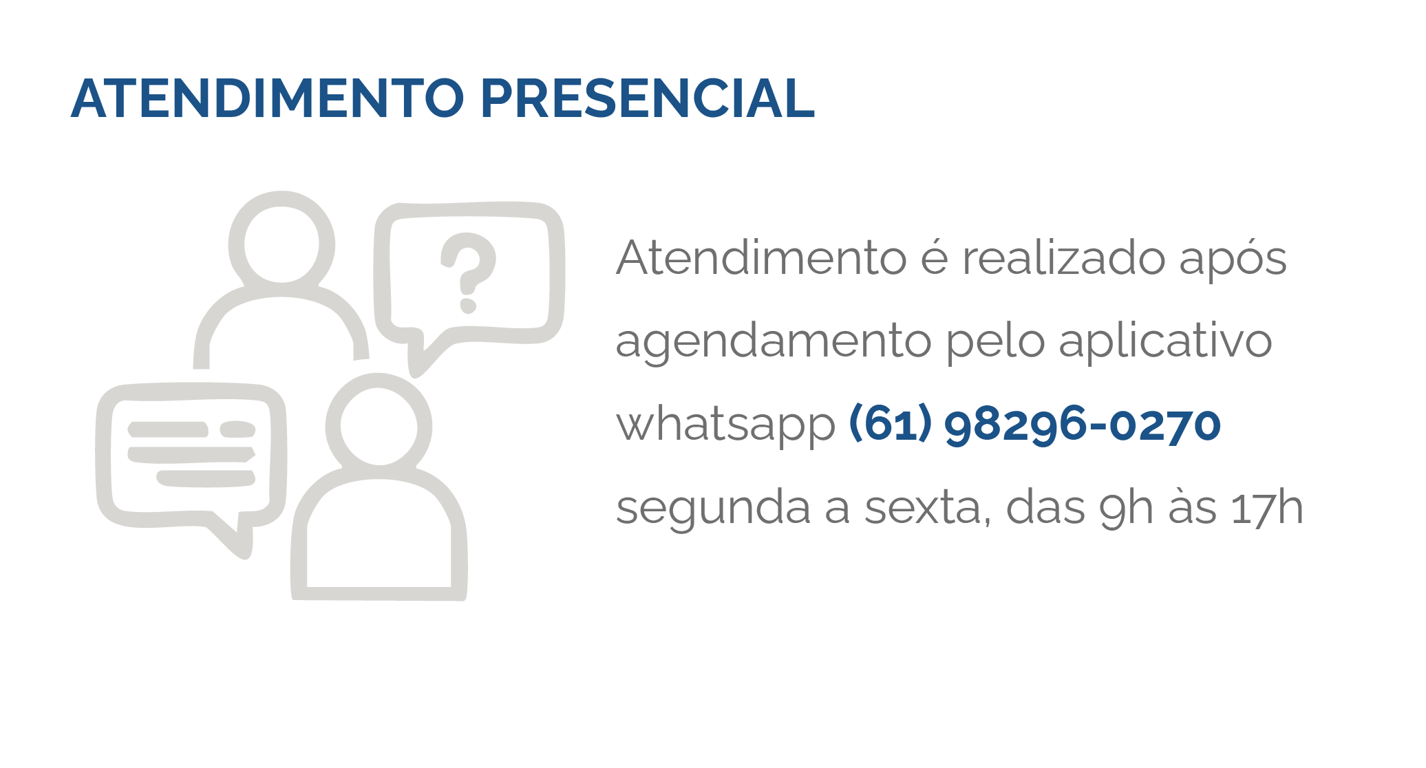 Atendimento Presencial