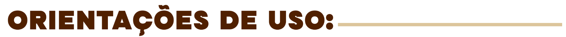 Orientações de Uso