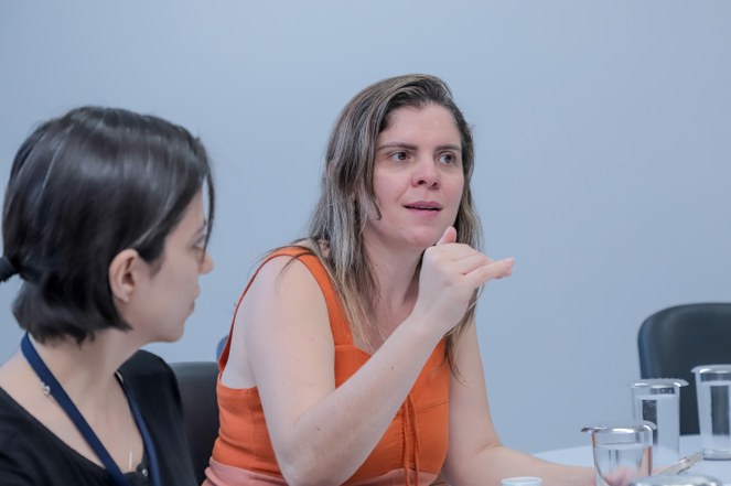 A chefe da Divisão de Sustentabilidade da AGU, Lourdiane Mendes