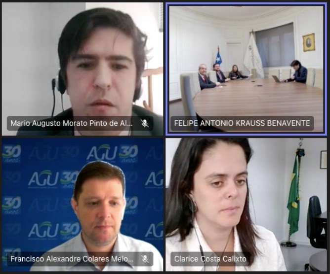 AGU intercambia experiencias con autoridad chilena sobre el uso de tecnologías de la información en el derecho público – Procuraduría General de la Unión