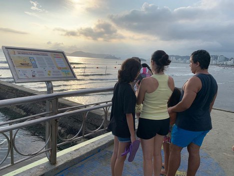 Prefeitura instalou placas com informações históricas sobre a embarcação