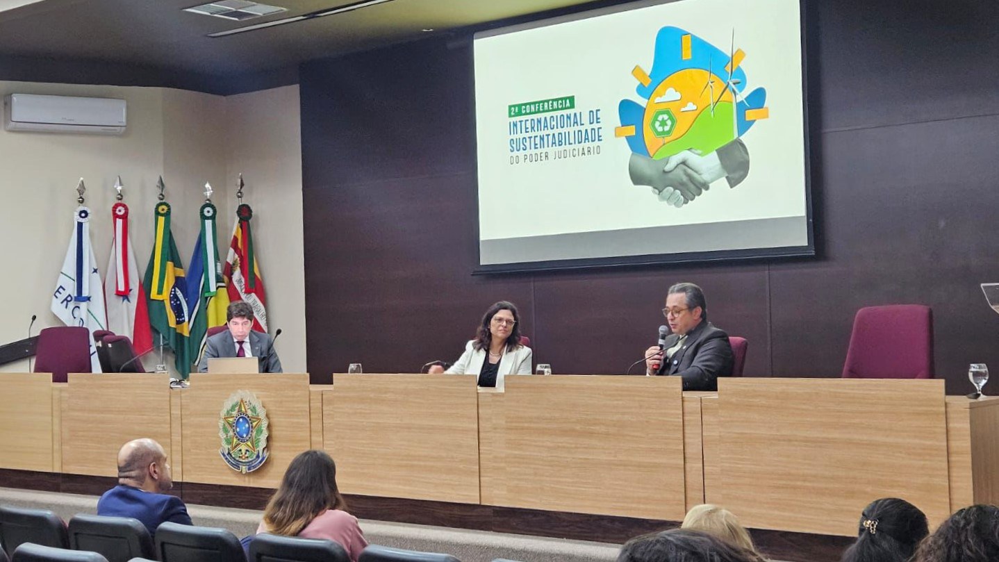 Pronaclima destaca trabalho em favor do meio ambiente e da justiça climática Encerramento da 2ª Conferência Internacional de Sustentabilidade no Poder Judiciário, promovida pelo CNJ