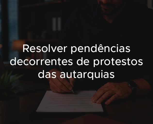 Resolver pendêndias decorrentes do protesto das autarquias