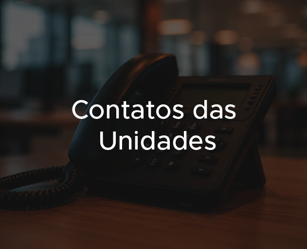 Banner Contatos das Unidades