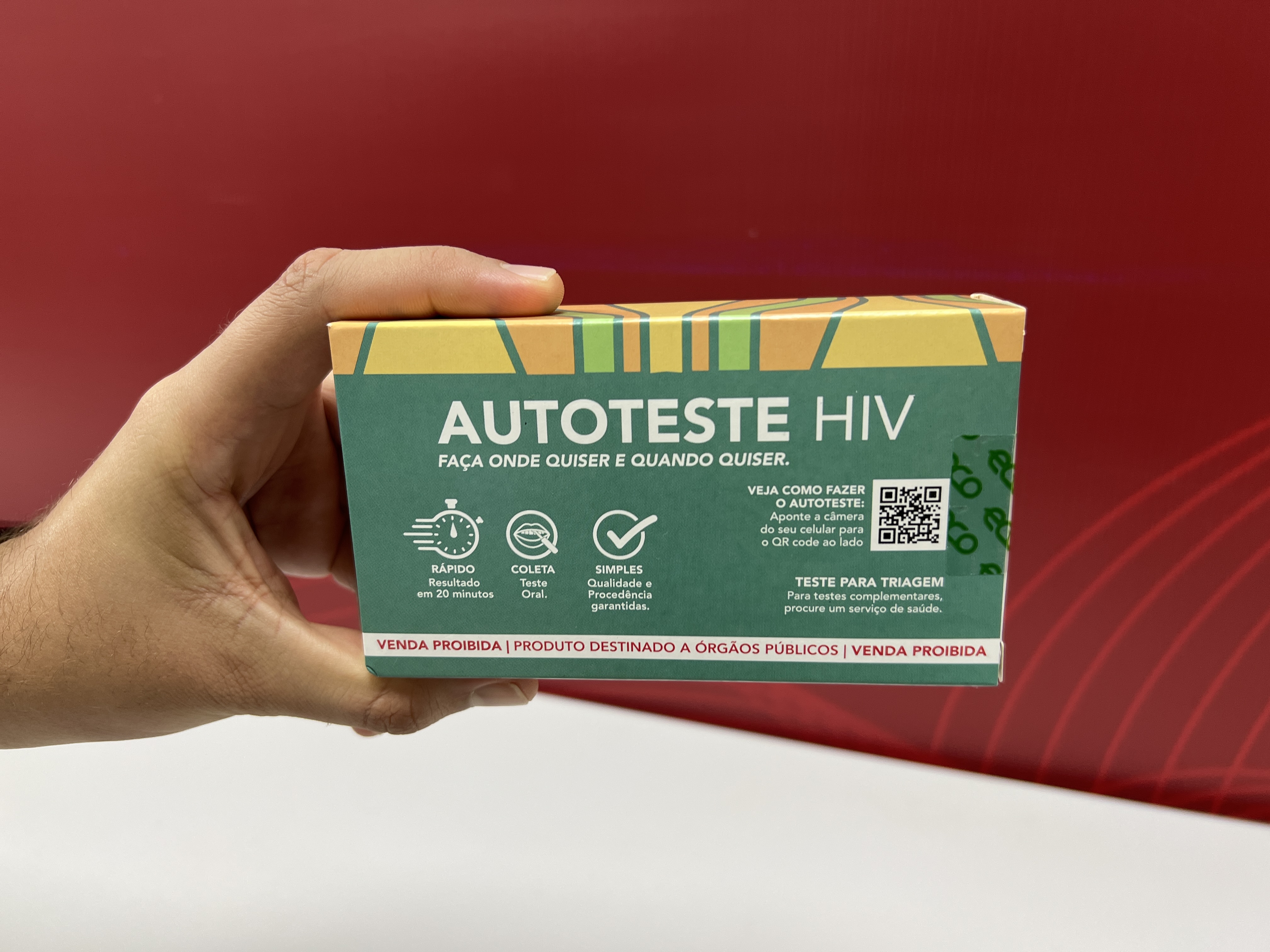 Autoteste para HIV ganha nova embalagem