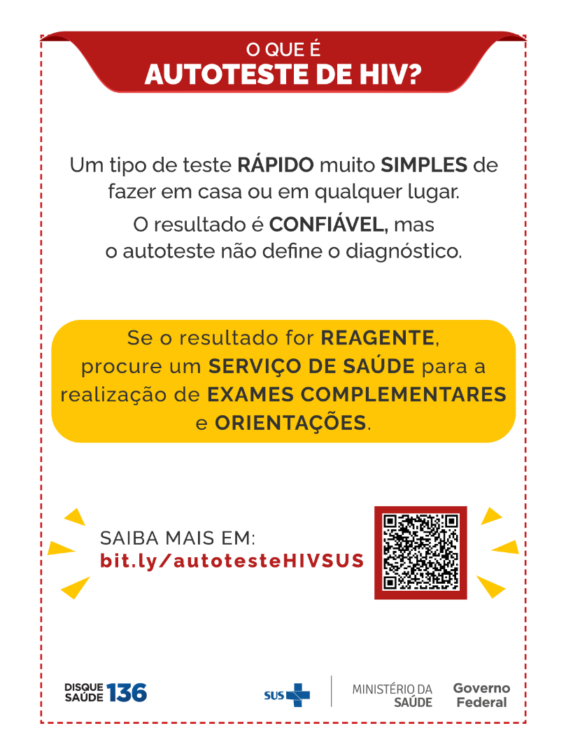 Card autoteste (redes sociais e WhatsApp)