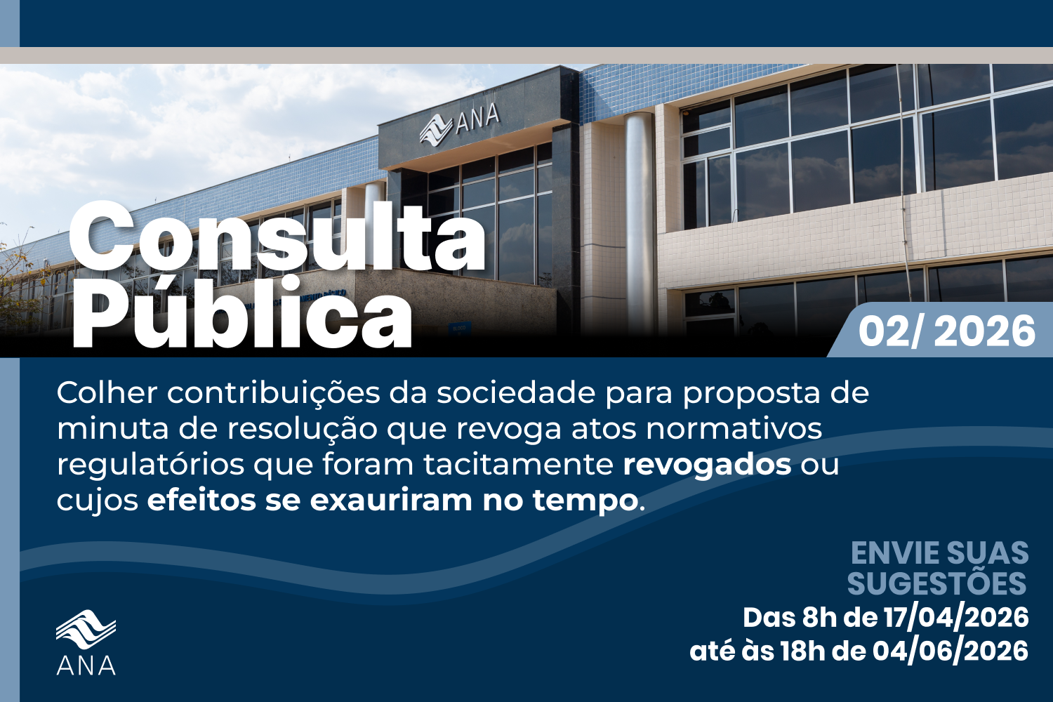 ANA abre consulta pública sobre revogação de normas regulatórias