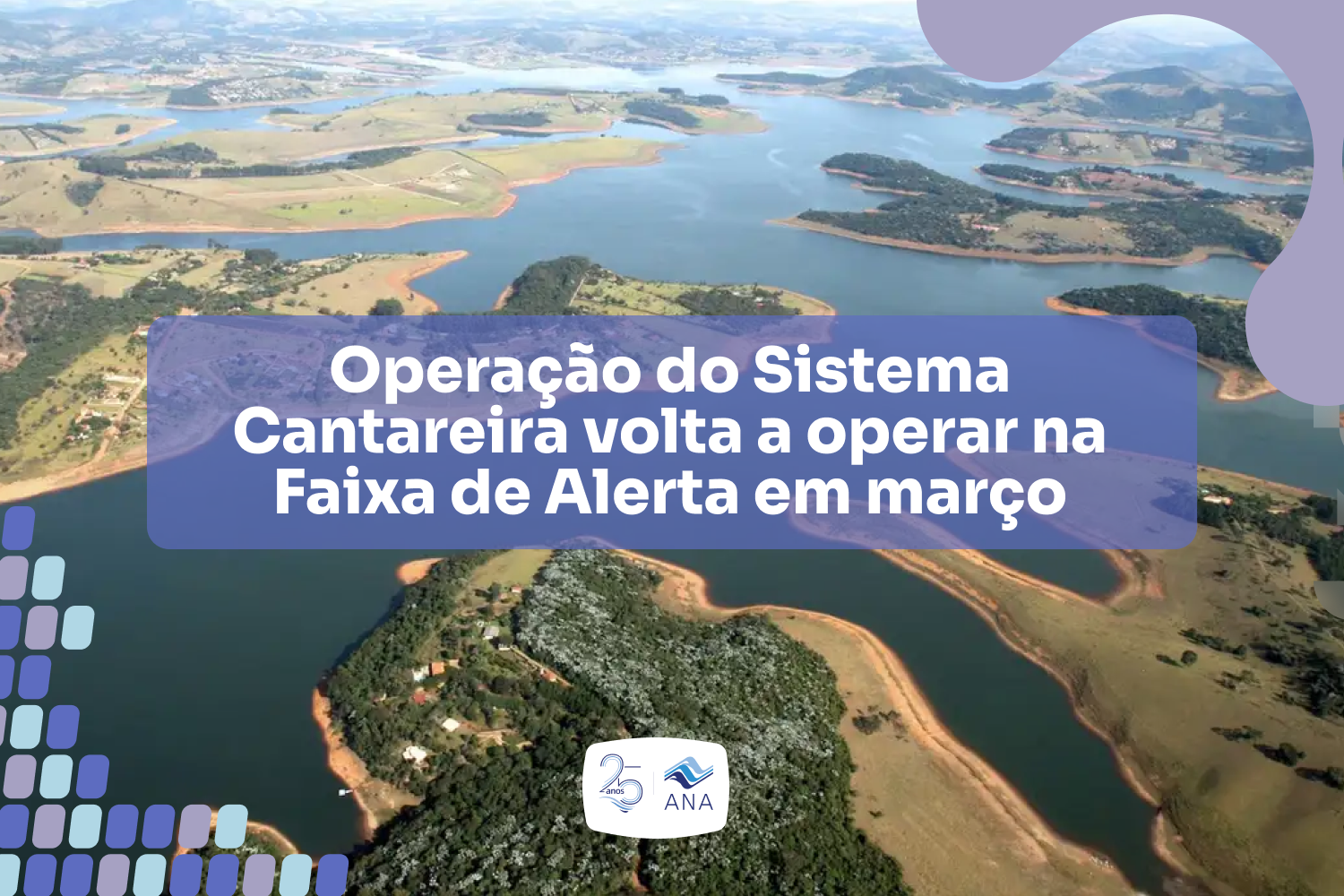 Sistema Cantareira passará a operar na Faixa de Alerta em março